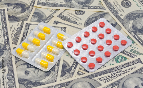 medical drugs and U.S. dollars
