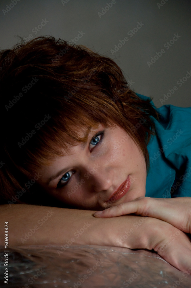 Portrait of a charming and lovely girl Portrait of a charming and lovely girl