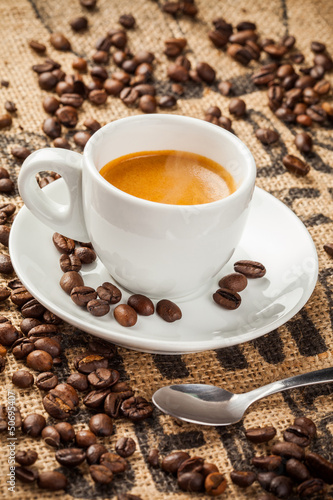 Espresso, coffee cup