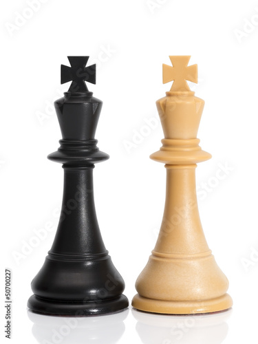 Chessmen Isolated on White