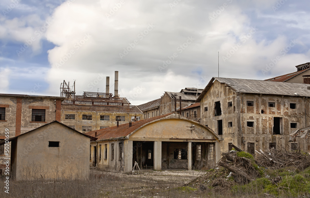 vecchio complesso industriale