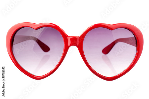 Heart shape sun glasses