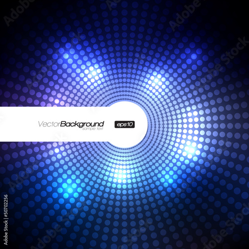 Colorful Dots Abstract Vector Background