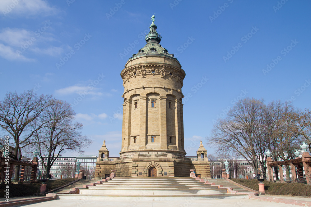 Watter tower in Mannheim, Germany
