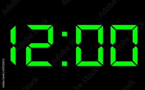 twelve o'clock