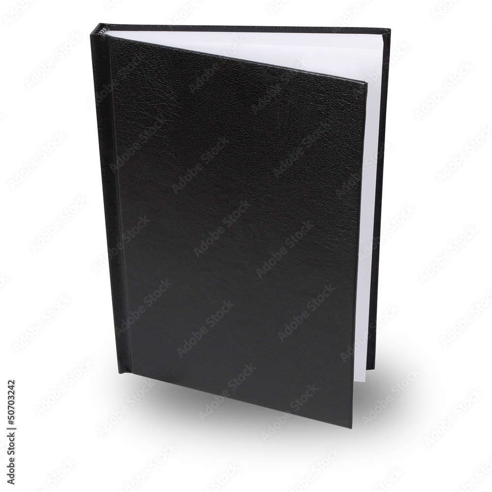 Black book open Black book open