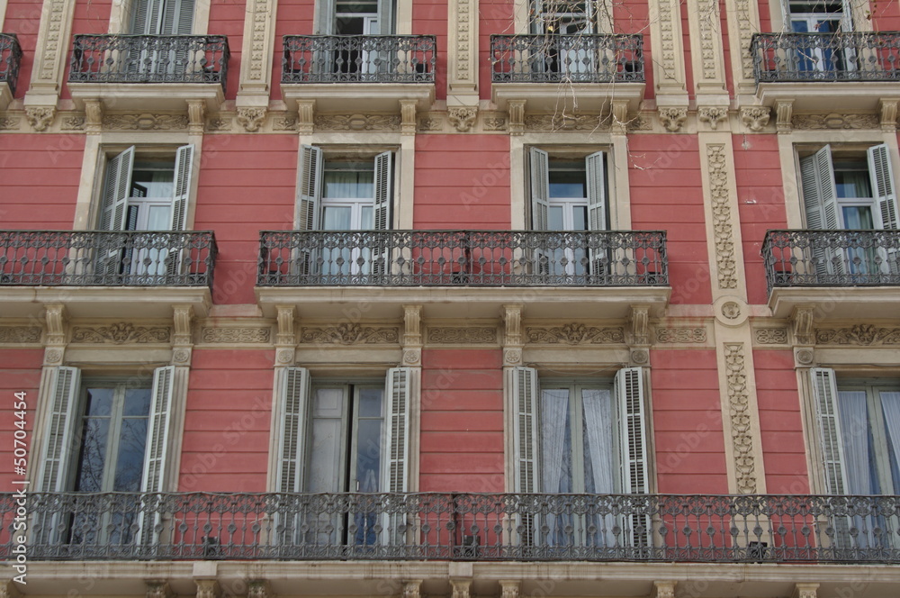 Obraz premium Fassade in Barcelona