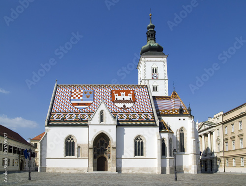 Church of St Mark Zagreb Croatia