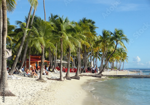 caribbean beach scenery © PRILL Mediendesign