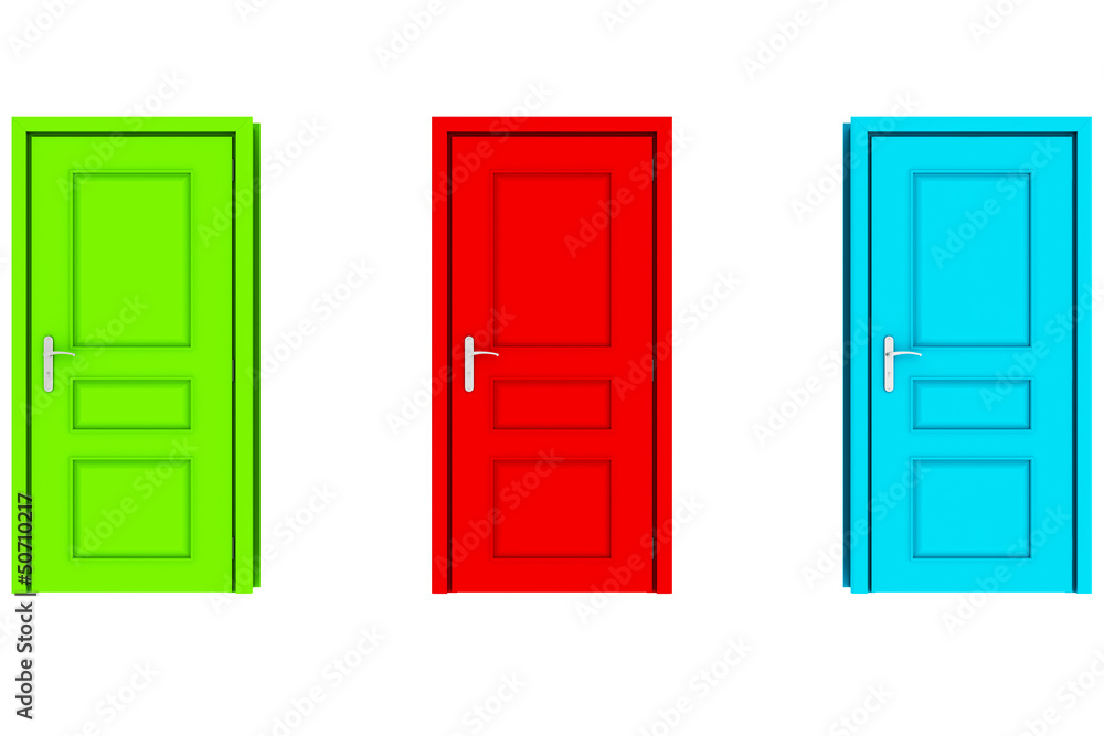 beautiful doors isolated on white background beautiful doors isolated on white background