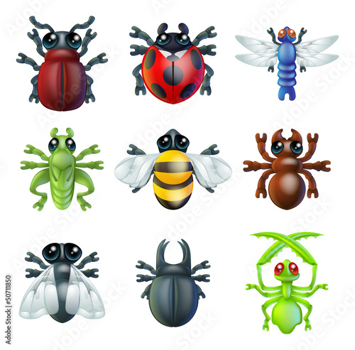 Insect bug icons