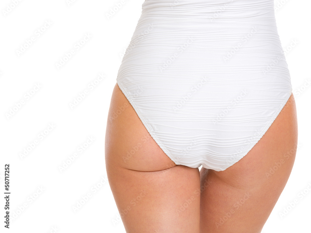 Closeup on woman back in swimsuit Closeup on woman back in swimsuit