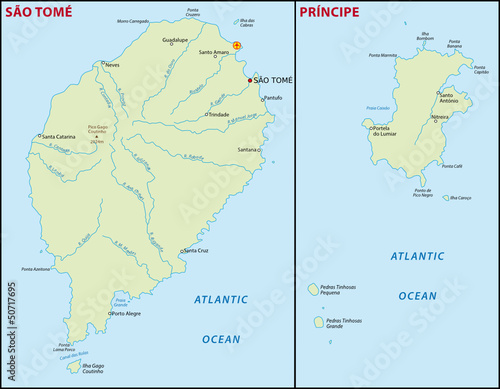 São Tomé and Príncipe map