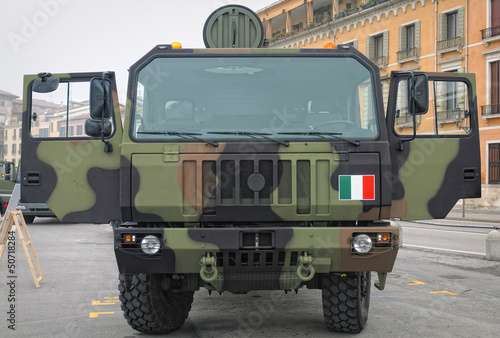 Italian army military truck