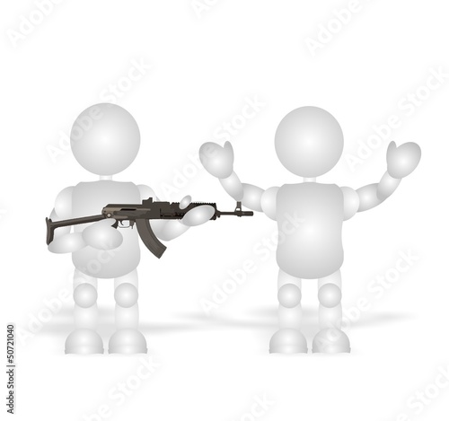assault - 3D people