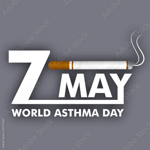 World Asthma Day background.