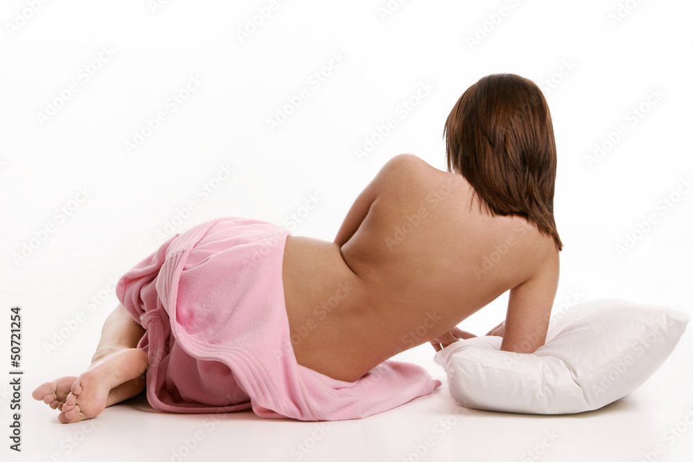 Beautifull and freshness woman in a bathrobe Beautifull and freshness woman in a bathrobe