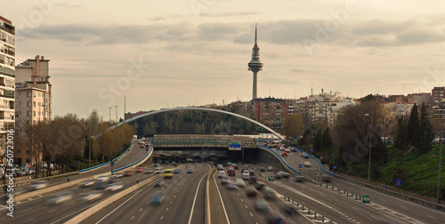 M30 highway in Madrid