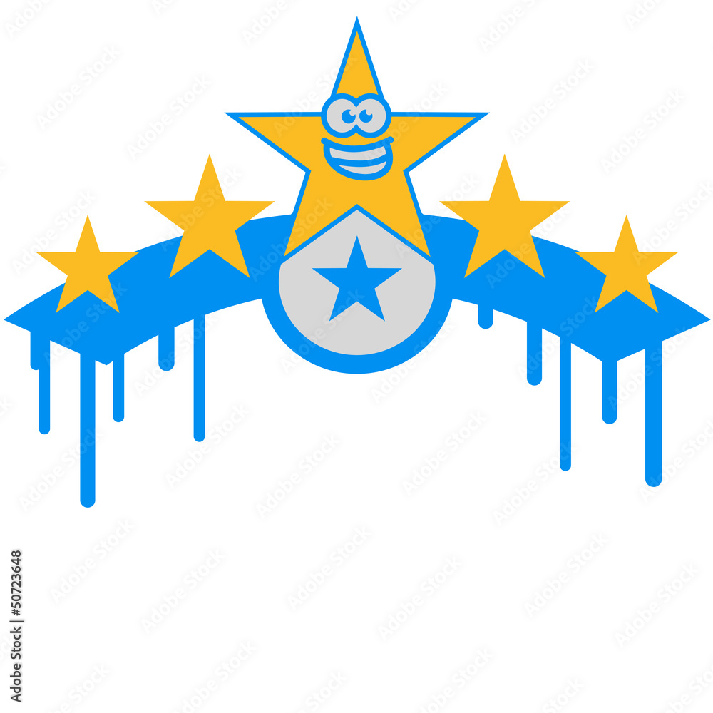 Fototapeta premium Happy Star Design