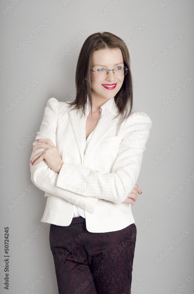 Modern business woman in the office Modern business woman in the office