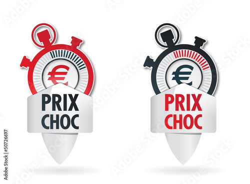 bouton prix choc