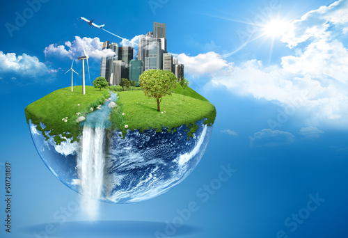 Foto green earth
