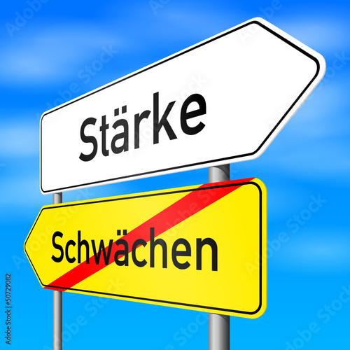 schild lr staerke schwaechen I
