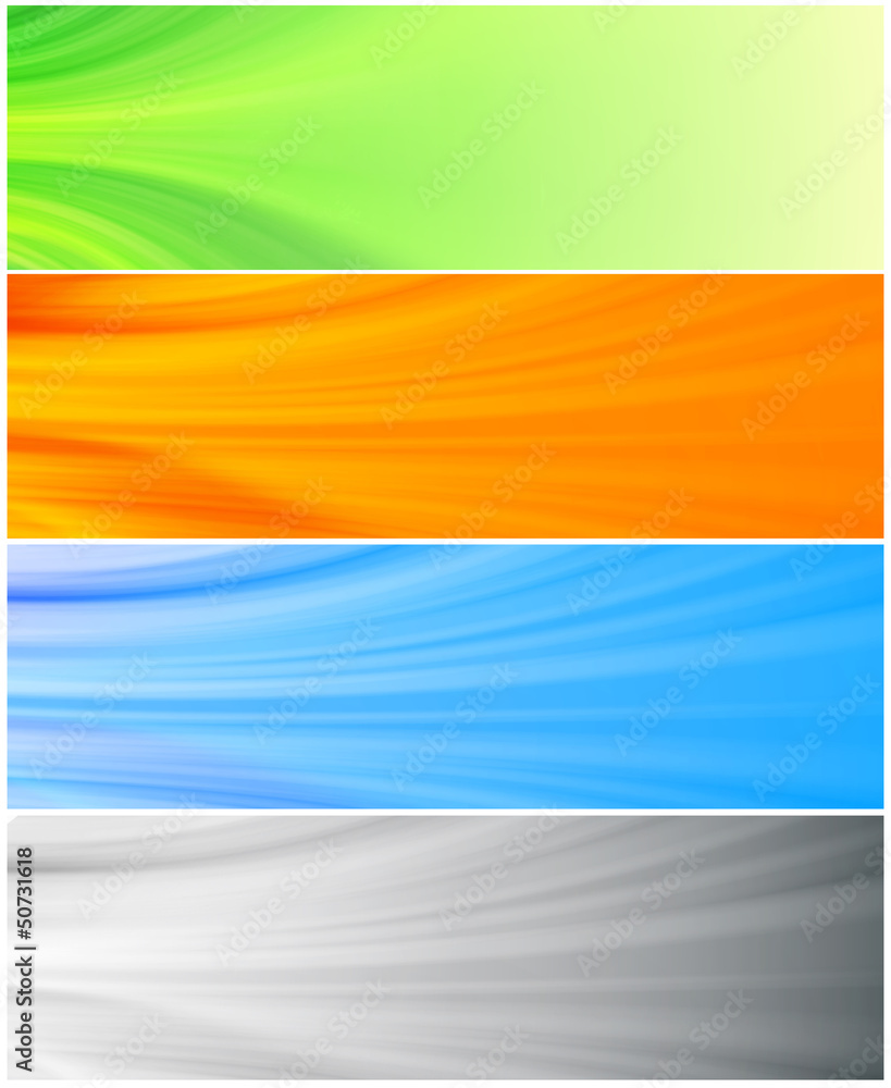 Obraz premium four seasons HQ banner set