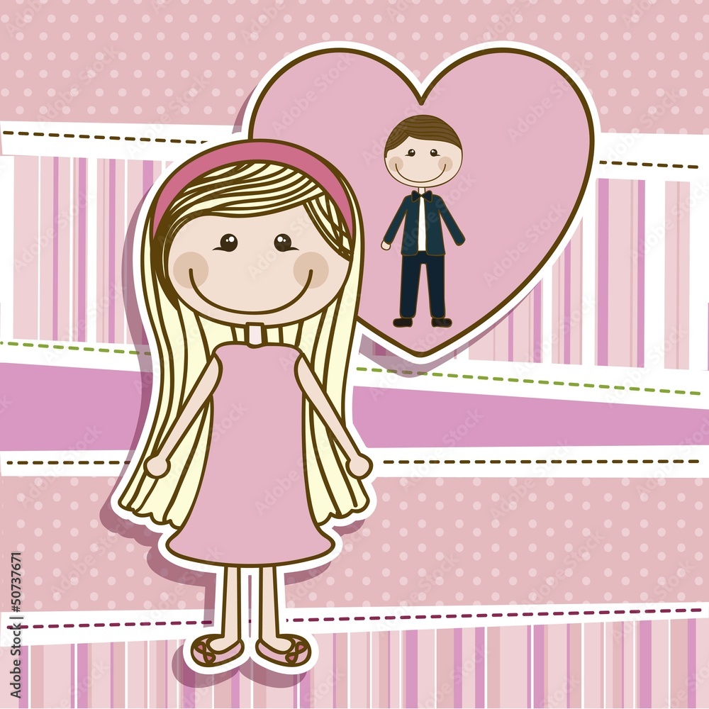 Illustration of love Illustration of love