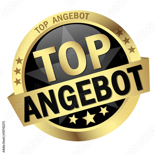 Button mit Banner " TOP ANGEBOT "