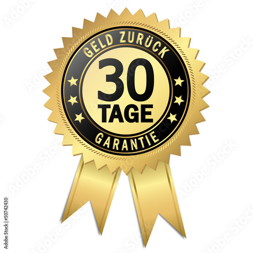 Siegel - 30 Tage Geld zurück Garantie
