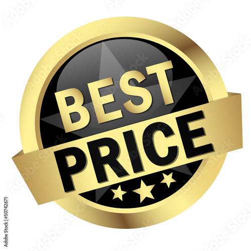 Button mit Banner " BEST PRICE "