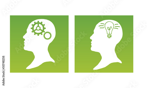 icon, silhouette, concept, idea