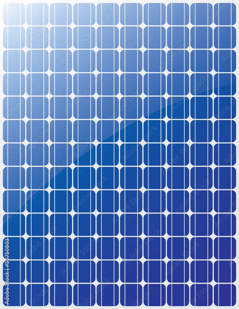 Solar panel vector