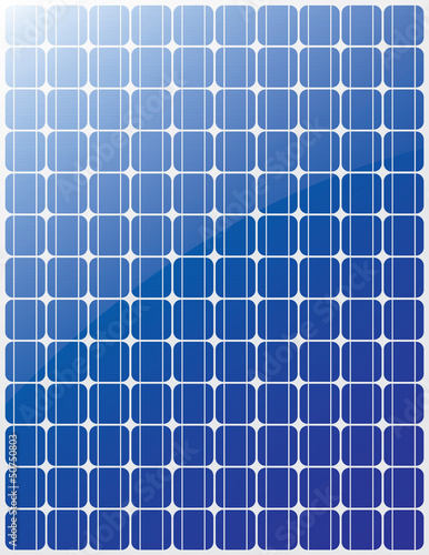 Solar panel vector
