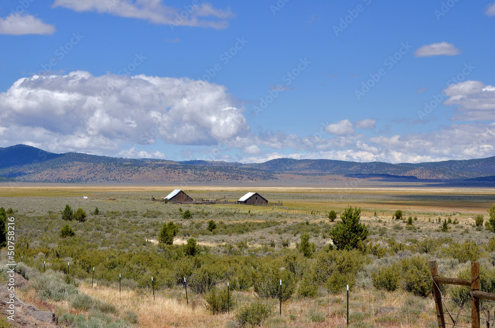 Rural Landscape with Rustic Barns Rural Landscape with Rustic Barns