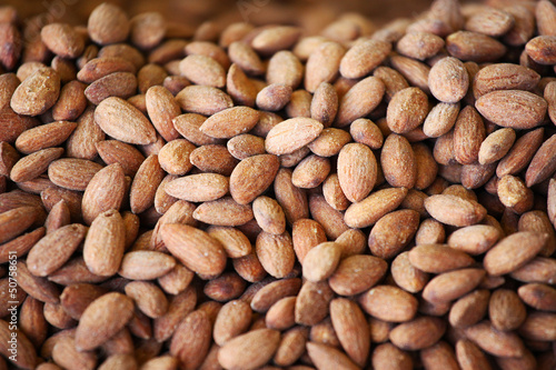 Nuts texture background