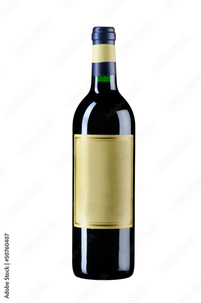 wine bottle unopened isolated on white wine bottle unopened isolated on white