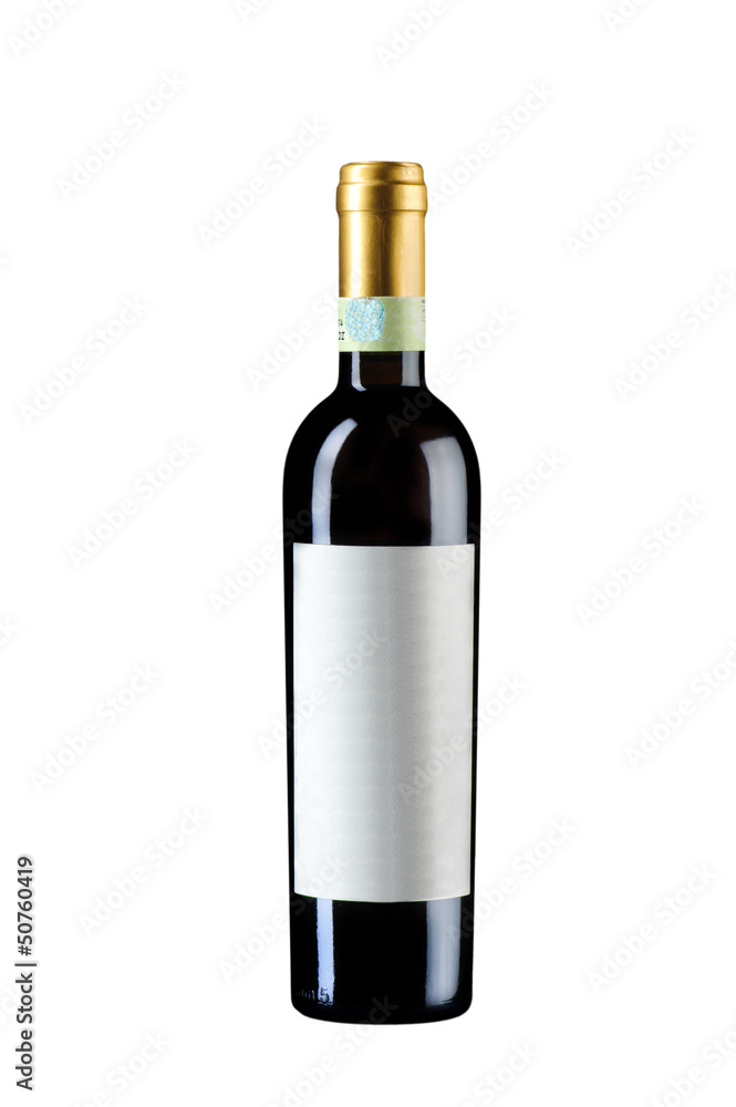 unopened wine bottle isolated on white unopened wine bottle isolated on white