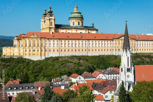 Stadt Melk (Altstadt mit Kirche und Stift)