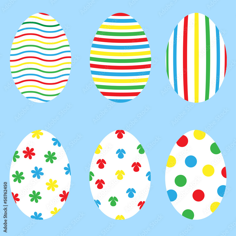 set of the bright еaster eggs set of the bright еaster eggs