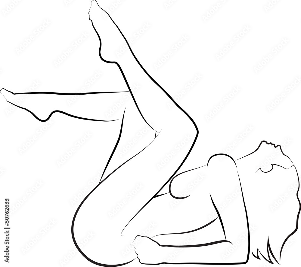 sketch of naked woman sketch of naked woman