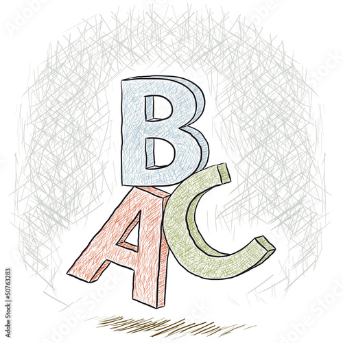 lettere ABC photo