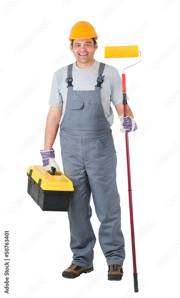 Home repair man isolated Home repair man isolated