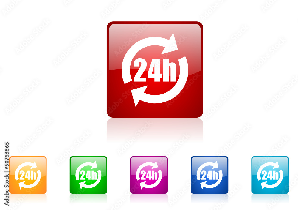 24h vector icon set 24h vector icon set