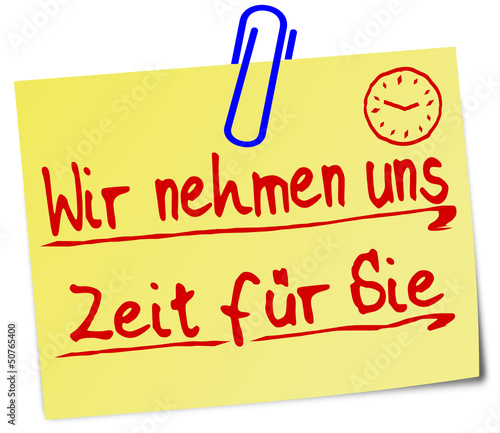 Wir nehmen uns Zeit Notiz  #130324-svg01
