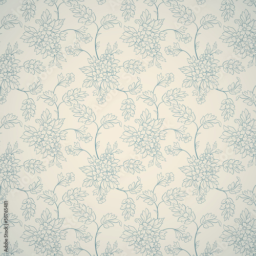 Floral ornamental pattern