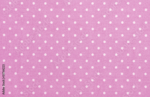 pink polka dot fabric