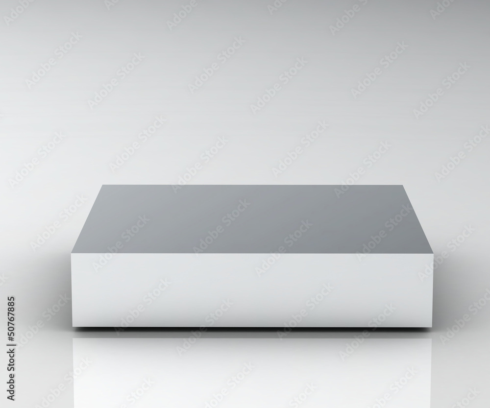 Empty white podium Empty white podium