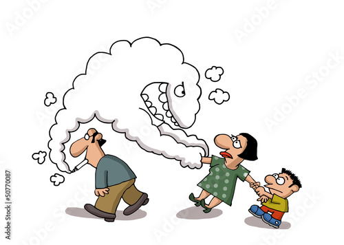 Family is meeting against smoking